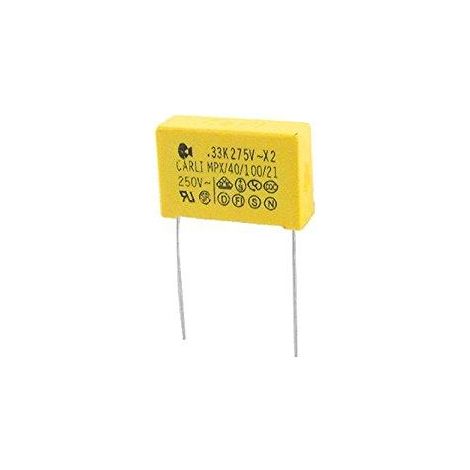 Condensador Polipropileno 330nF 275Vac X2  R15mm