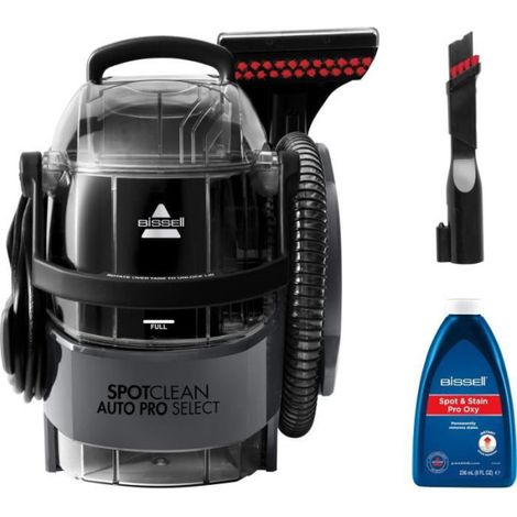 Nettoyeur vapeur BISSELL SpotClean Auto Pro Select 3730N – Réservoir grande capacité – Technologie double réservoir pour nettoyage efficace – Longue portée (1/5)