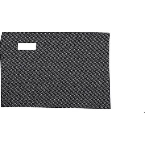 Protection de boîte à gants en cuir et fibre de carbone pour voiture, tapis anti-salissures, housse de protection pour Alp-- (1/5)