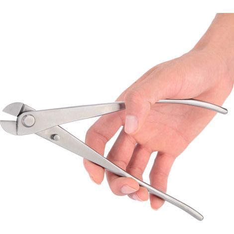 Cisaille à branches de jardin en acier inoxydable à bords arrondis de 210 mm, outil pour bonsaï (1/5)