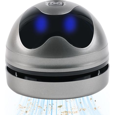 Aspirateur de table : USB rechargeable mini aspirateur, portable sans fil aspirateur de table avec 120 minutes d'autonomie, petit aspirateur à main pour bureau, voiture, école, maison (1/3)