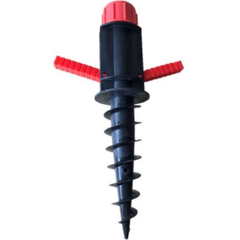 Support de Parasol,Pied Parasol à Visser dans Le Sol, pour Plage Sable ou Terre Pieds de Parasols,Crochets de Parasol,Pied Parasol Sable.. (1/4)