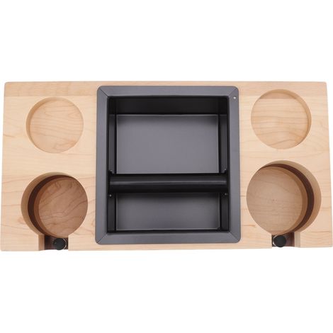 Kaffeeabklopfbox, Heimwerken, Holzverbindung, Kaffeefilter-Stampferhalter, Kaffeeabklopf-Schlacke-Aufbewahrungsbox Typ 4 (1/5)