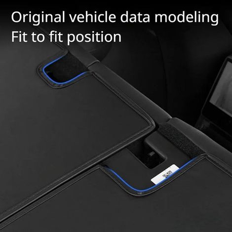 2 coussins de dossier arrière pour la Tesla Model 3 mise à jour (1/4)