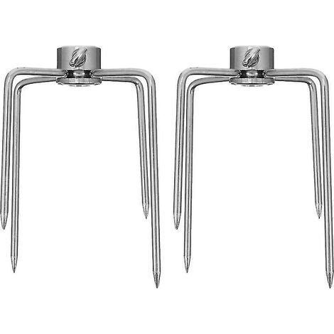 2 fourchettes à viande pour rôtisserie (1/3)