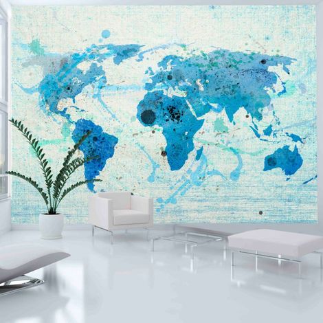 Papier Peint "Cruising & Sailing the World Map" 193 x 250 cm (1/2)