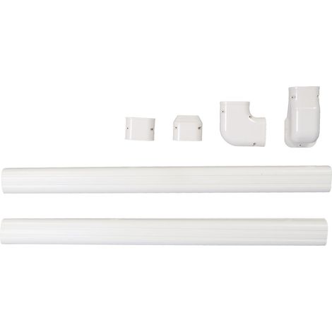 Ensemble de gaines décoratives imprimables en PVC 410 J pour climatiseurs mini-split et centraux