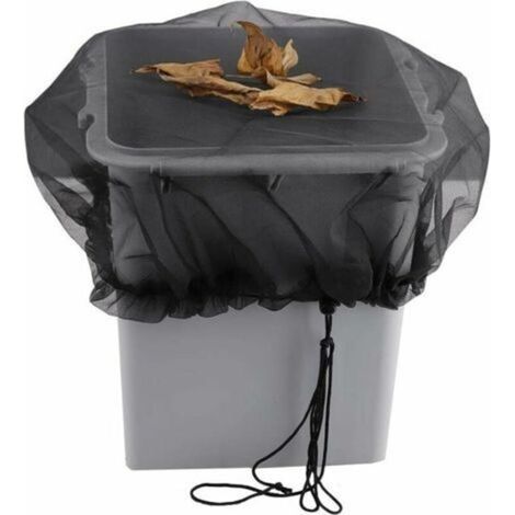 Outdoor garden mosquito net, set of 2 outdoor garden mosquito nets, bucket, leaves, 95 cm (1/4)