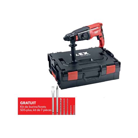 Flex Martello Combinato CHE 2-28 SDS-plus SET + Set di Punte/Mezzaluna (452327) (1/4)