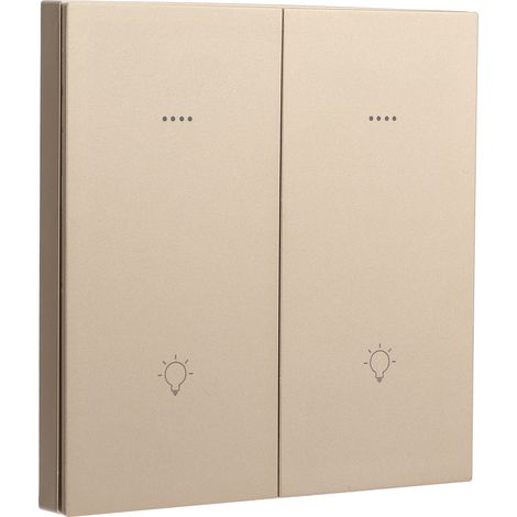 Interrupteur intelligent ZigBee avec commande vocale sans fil et minuterie, 2 niveaux d'ouverture, interrupteur mural intelligent, 100-240 V CA (1/5)