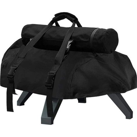 Hotte de four à pizza portable noire 420D avec sac de cheminée amovible, adaptée au modèle karu12 (3216,58,3 pouces) (1/5)