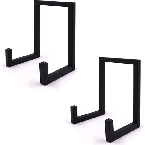 Présentoir pour disques vinyles – Support d'exposition – Métal – Porte-disques sur pied – Cadeau décoratif – Idéal pour ranger livres de recettes, livres de cuisine et magazines – Noir (1/5)