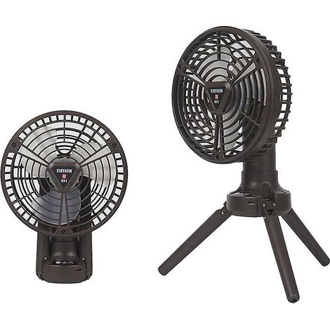 10400-mAh-Campingventilator für Zelte, USB-aufladbar, Akku mit LED-Licht, faltbares Stativ