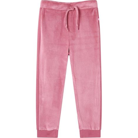vidaXL Pantalones de chándal infantiles color frambuesa 116 (1/4)