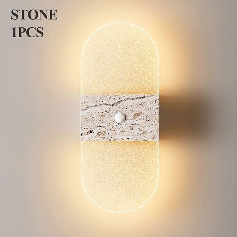 Applique murale LED intelligente avec variateur tactile et détecteur de mouvement, lampe magnétique sans fil, veilleuse rechargeable 1200 mAh pour escaliers, couloirs et chambres. (1/5)