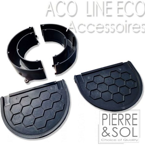 Set d'accessoires Caniveau PP - ACO LINE ECO