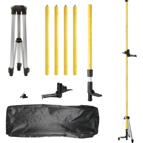 Pértiga telescópica, altura regulable, compatible con diversos soportes, color dorado. (1/2)