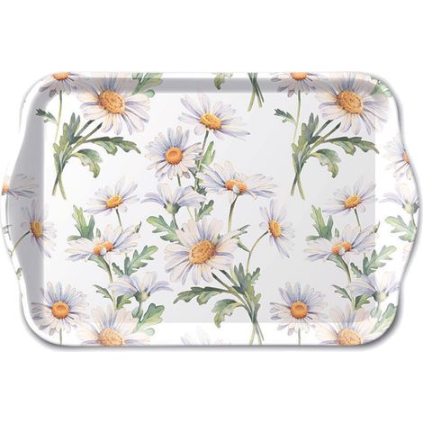 Petit plateau rectangulaire Belles Marguerites (1/3)