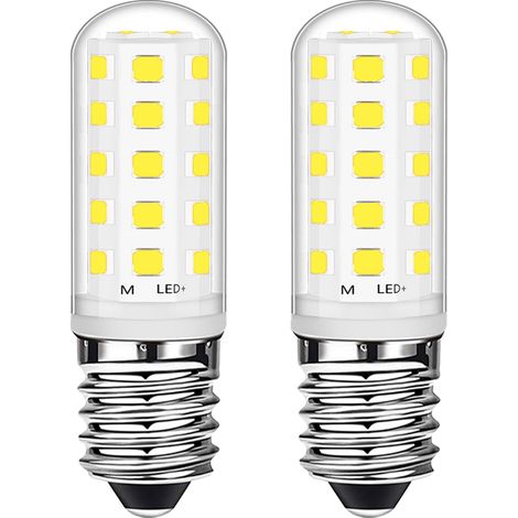 Ampoule LED E14 - 3 W - 360 Lm - Blanc Froid 6000 K - Non Dimmable - Pour Réfrigérateur Congélateur Hotte Machine À Coudre - 2 Pièces