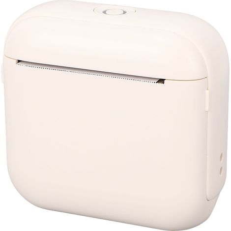 Imprimante thermique portable avec 10 rouleaux de papier, sans fil Bluetooth, impression noir et blanc, sans encre, pour étiquettes, photos et notes. (1/5)