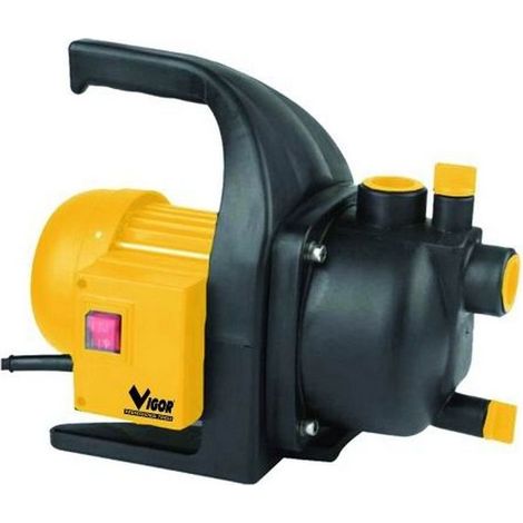 Vigor GARDEN 600 Elettropompa Autoadescante 600 W 35 m 46 l-min Attacco 1'' colore Nero