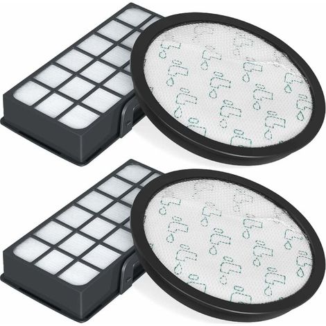 Lot de 2 filtres HEPA compatibles Rowenta Silence Force Cyclonic (modèles RO7647EA, RO7663EA, RO7676EA, RO7681EA) – Filtres de rechange haute efficacité pour aspirateurs cycloniques, filtration fine d