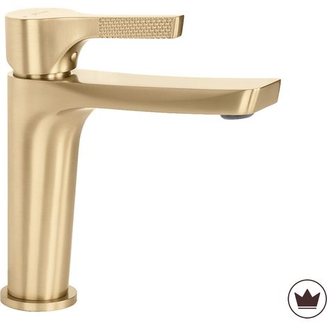 WASCHBECKENARMATUR PREMIUM REA MAXIM BRUSH GOLD LOW (1/5)