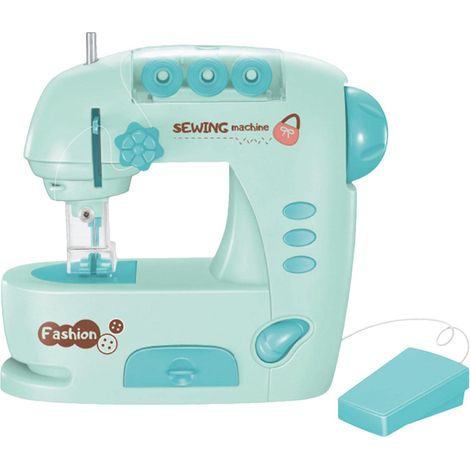 Machine à coudre pour enfants de 8 à 12 ans, machine à coudre portable à double vitesse, accessoires et fournitures de couture, pour enfants, femmes, ménage et voyage (1/5)