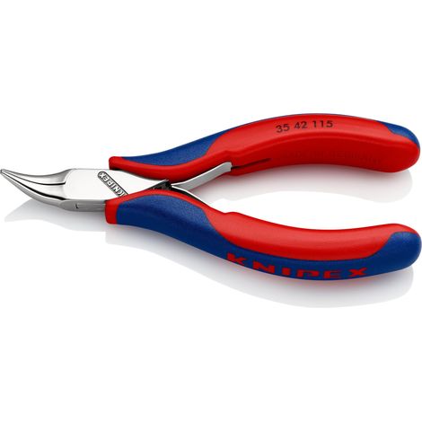 KNIPEX 35 42 115 Pince de préhension pour l'électronique avec charnière entrepassée avec poignées multimatières 115 mm (1/5)