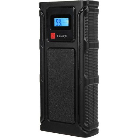 Chargeur de batterie de voiture 13200 mAh, démarreur de secours 2000 A (crête), charge rapide QC3.0, lampe torche LED, double port USB pour véhicules 12 V, prise 100-240 V (UE). (1/5)