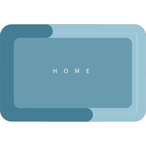 Tapis De Bain - 40 x 60 cm - 50 x 80 cm - 60 x 90 cm - Épaisseur 2,5 mm - Antidérapant - Absorbant - En Gel De Silice - Pour Salle De Bain Douche Entrée Cuisine Balcon (1/3)