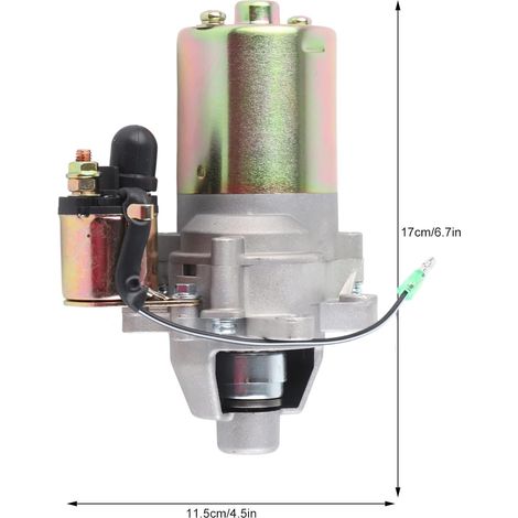 Motorino di avviamento di ricambio di alta qualità per motori di generatori 168F 170F GX160 GX210 per agricoltura, edilizia e altre applicazioni. (1/3)
