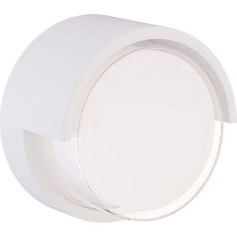 Applique murale extérieure ronde LED Blis 15 W, interrupteur CCT 2700 K/3200 K/4000 K, blanc mat, faisceau 250°, Beneito & Faure - Éclairage (1/5)