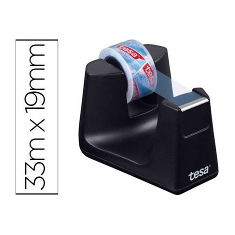 Dispenser per nastro adesivo TESA Office, alimentatore fisso, nero 53902