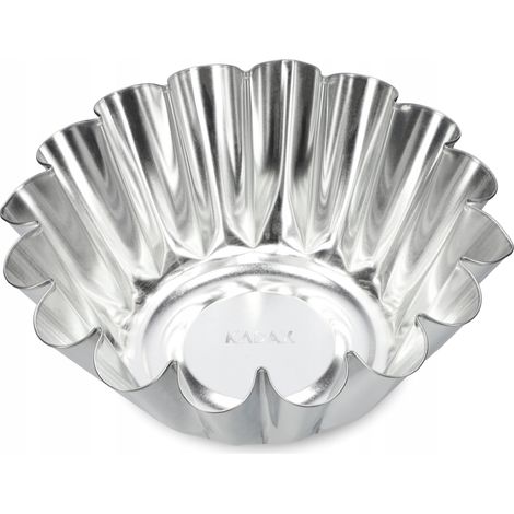 KADAX Gugelhupfform, Kuchenform aus verzinktem Blech, Backform, 15.5 cm, Silber (1/5)