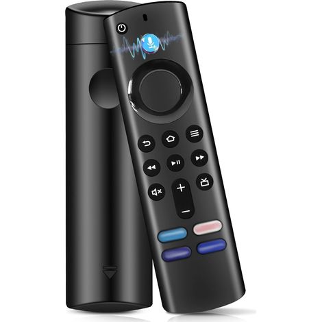 Télécommande vocale de rechange (3 génération) compatible avec TV (2 et 3 générations), TV (4K, 4K Max, Lite, HD), TV Cube (2ème et 3ème génération), avec Bluetooth et 4 clés d'abréviation (1/5)