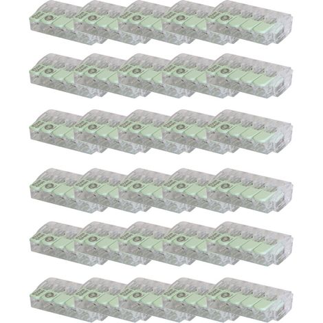 Boîte de 30 bornes à levier 5P pour fils de section 0,35 - 2,5 mm² - Eur'Ohm (1/3)