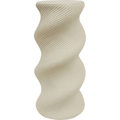 Porta piante 1 ripiano twist beige 24x24cm - Atmosphera créateur d'intérieur