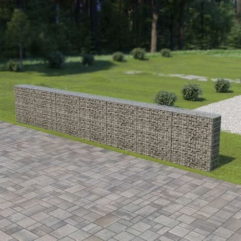 Mur à gabion avec couvercles Acier galvanisé 600 x 30x100 (1/5)