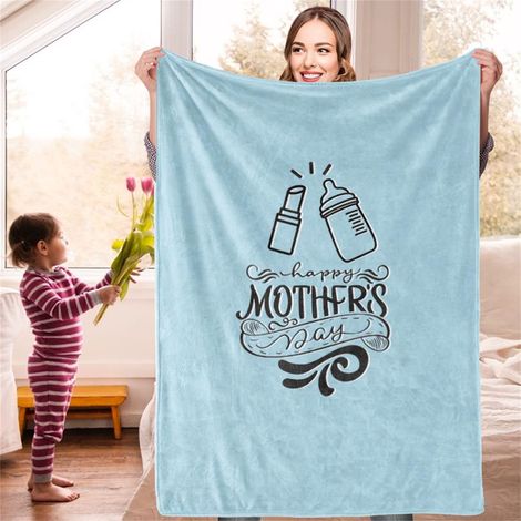 Couverture Polyester Grande Taille 140x200cm Design Élégant Lavable Machine pour Lit Canapé Saison Complète (1/5)