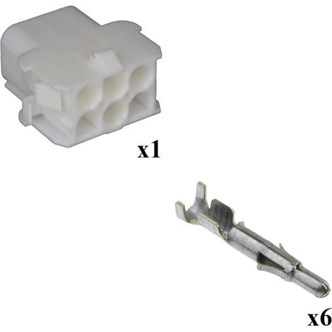 Kit Connecteur Mate n lok Femelle avec born Mâle 3x2 Voies