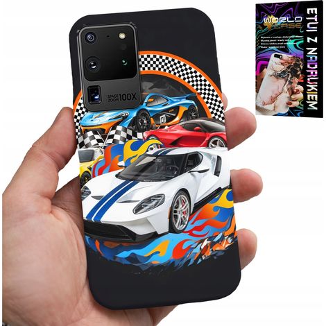 Coque pour Samsung Galaxy S20 Ultra - voitures de sport, coque de course + film protecteur (1/5)