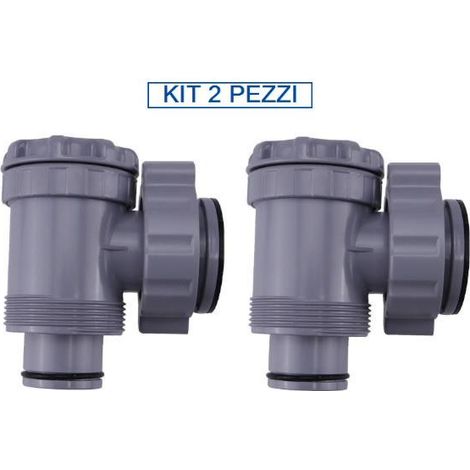 BESTWAY Kit 2 pezzi P6H1510 (ex P6H1229) Valvole plunger di collegamento
