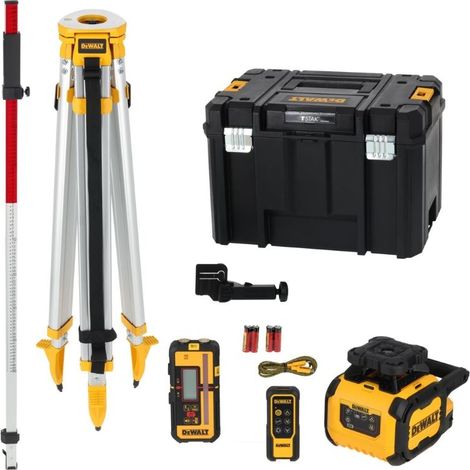 DEWALT Laser rotatif double pente USB-C Pack Pro - DCLE15211RL-QW
