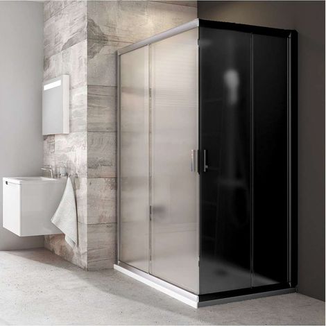 Ravak Blix - Puerta de ducha BLRV2K 80 cm, satinada/vidrio Uva 1XV40U00ZG