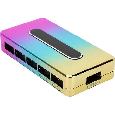 Hub d'éclairage ARGB pour ventilateurs, contrôleur ARGB/RGB intégré