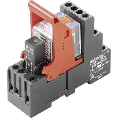 Weidmuller RCMKIT-I Módulo relé 3 inversores 24VAC con LED