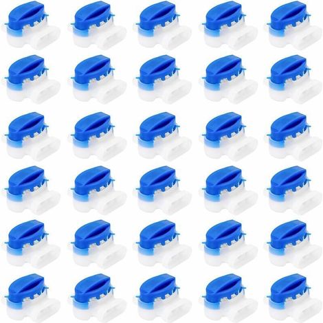 30 pièces Connecteur de câble remplis de gel résine, connecteur étanche, colliers de connexion pour Jardin & Extérieur la tondeuse à gazon robotique, (1/5)