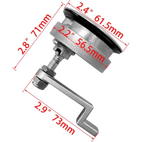 Lock body made of 316 stainless steel, handle lock, T-type lock, ship fittings, yacht and motorhome accessories, keyless, other.
