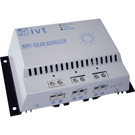 IVT MPPT-Controller Régulateur de charge solaire série 12 V, 24 V 30 A Q97106 (1/2)